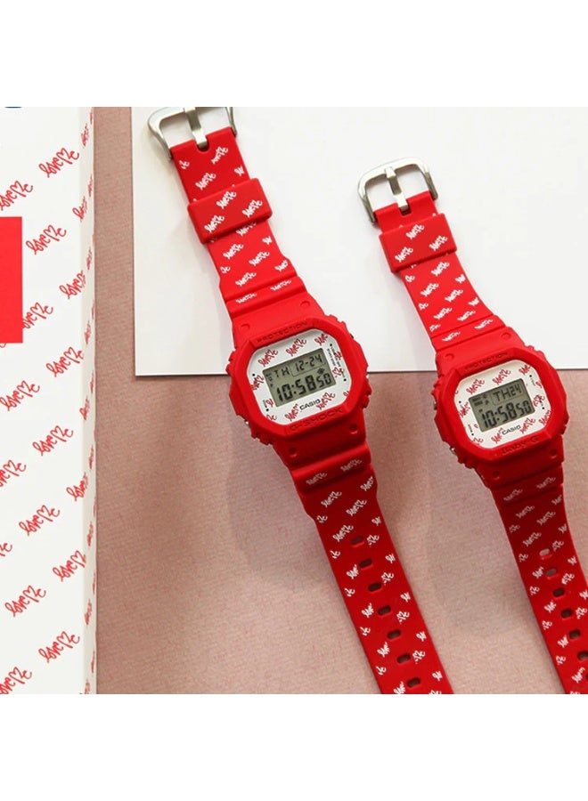 كاسيو ساعة كاسيو جي-شوك ​​الرقمية للزوجين LOV-20B-4DR - Image 4